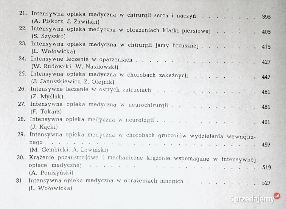 Intensywna terapia W Jurczyk Z Rondio Pozostałe lubelskie Chełm