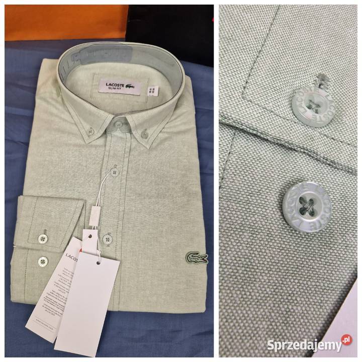 Koszula Lacoste th Burberry długi rekaw premium Wadowice