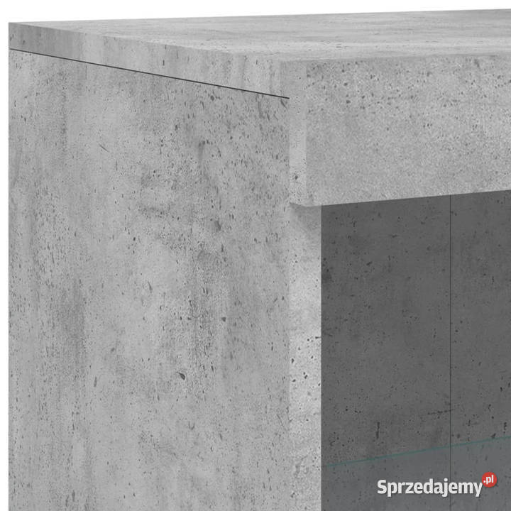 Szafka z oświetleniem LED szarość betonu Warszawa