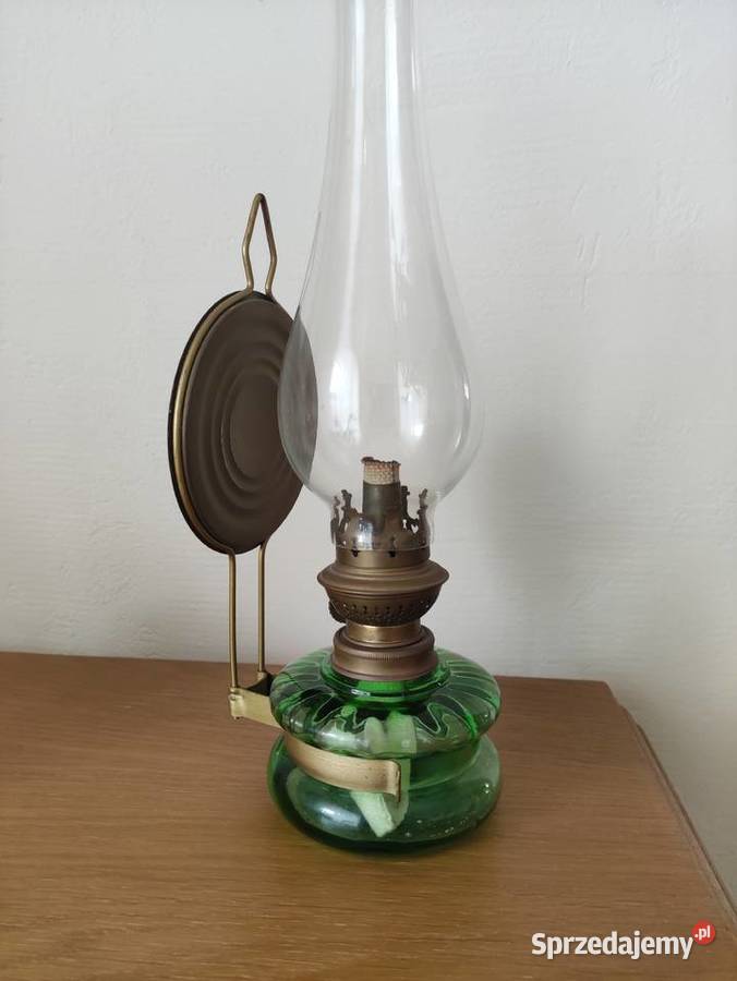 Lampa naftowa szklana Zawiercie