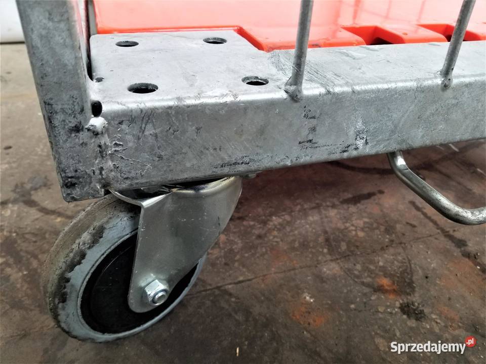 Wózek z HAMULCEM Gniazdowy Transportowy