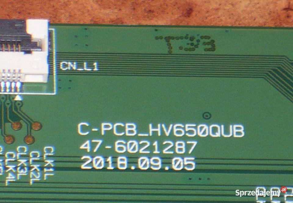 TCon HV650QUB 476021287 TV Philips 65PUS6554 lubelskie Lublin sprzedam