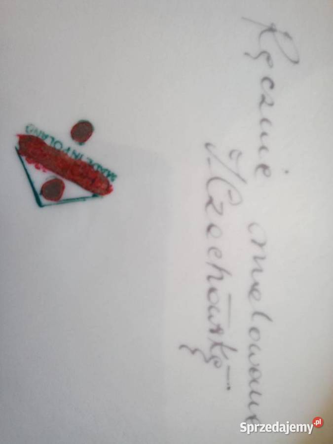 Talerzyk ręcznie malowany Chodzież Z Czachowska mazowieckie Piastów