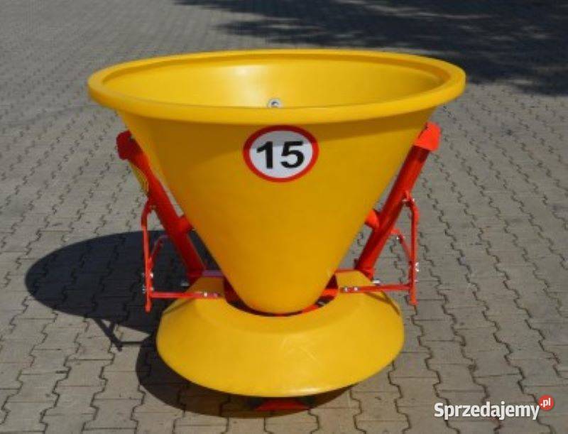 Rozsiewacze nawozów jednotarczowe z plastikowym