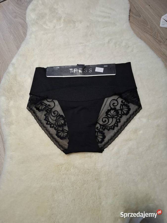 Wyższe bezszwowe majtki LXL z koronką Kielce sprzedam