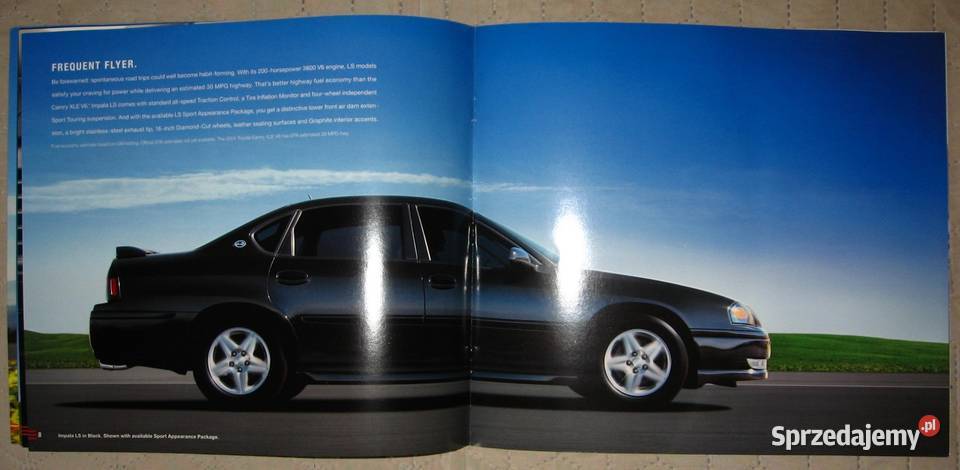 Chevrolet Impala prospekt broszura Pozostałe Kępice