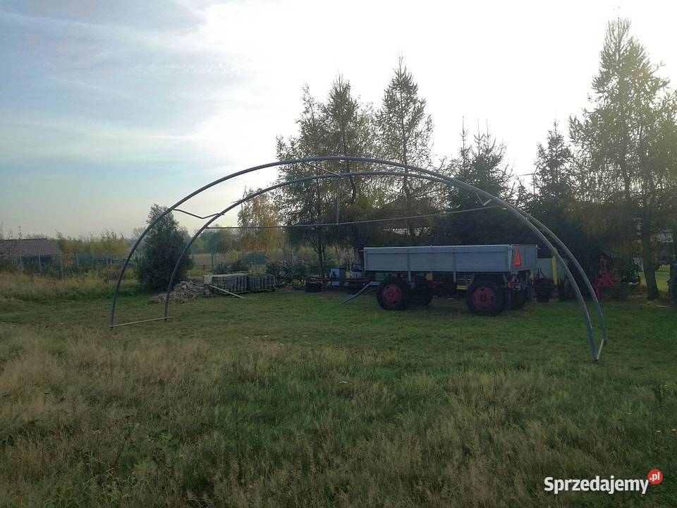 Konstrukcja Hali Łukowej Namiotowej 8x12 Wiata Żarska Wieś sprzedam