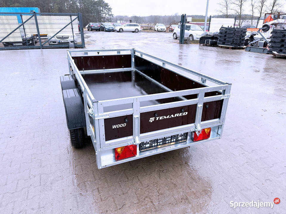Przyczepka TEMARED WOOD 26122 KIPP DMC 750 burty burtowe