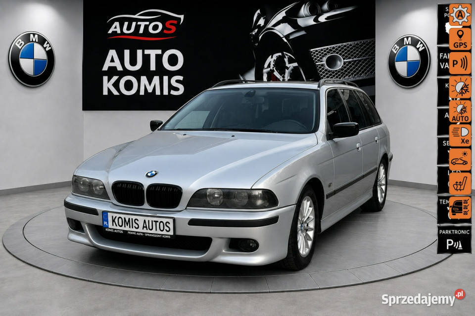BMW 528 BMW e39 528i Kombi Skóry Opłacona E39 Wrocław