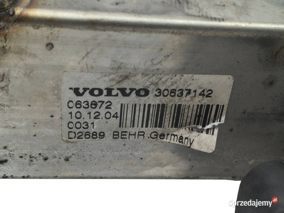 CHŁODNICA SPALIN EGR Volvo V70 S60 S80 XC90 24 Chełm sprzedam
