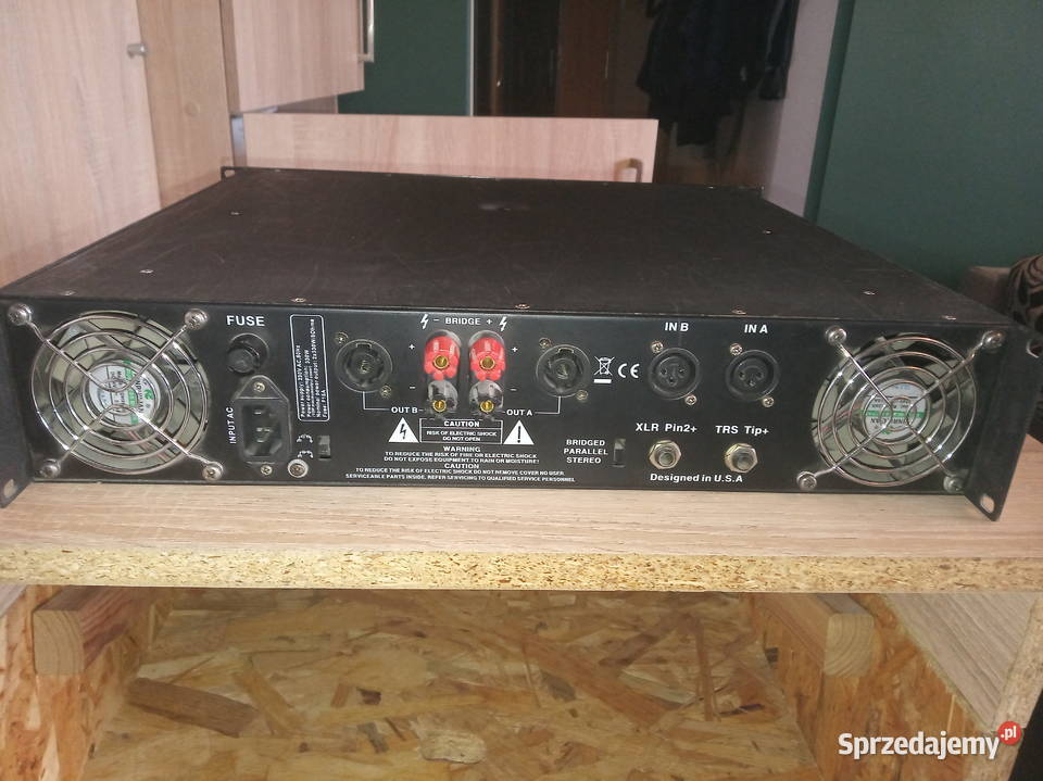 Końcówka mocy tamp TA 1050 2x525W4Ohm 2x350W8Ohm Rybnik