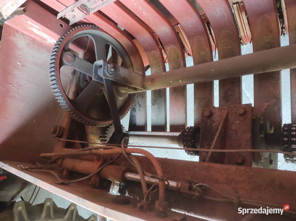 Przyczepa samozbierająca T 055 Agromet Kunów nieuszkodzony Kasyldów