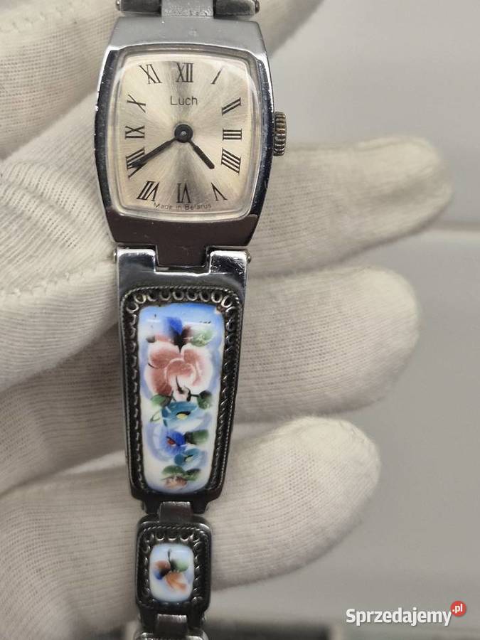 Zegarek koktajlowy ŁuczLuch ceramika Chorzów