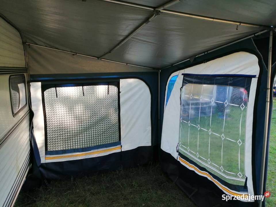 Przedsionek namiot do przyczepy kempingowej pomorskie Dziemiany