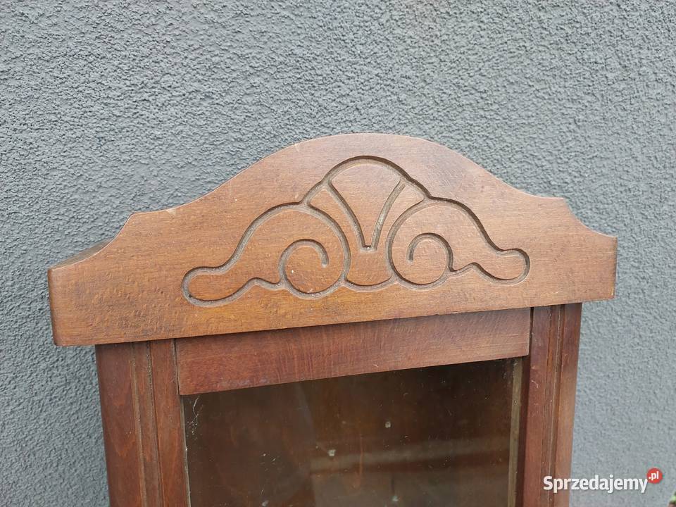 Szafka skrzynia obudowa starego zegara witrynka Tczew