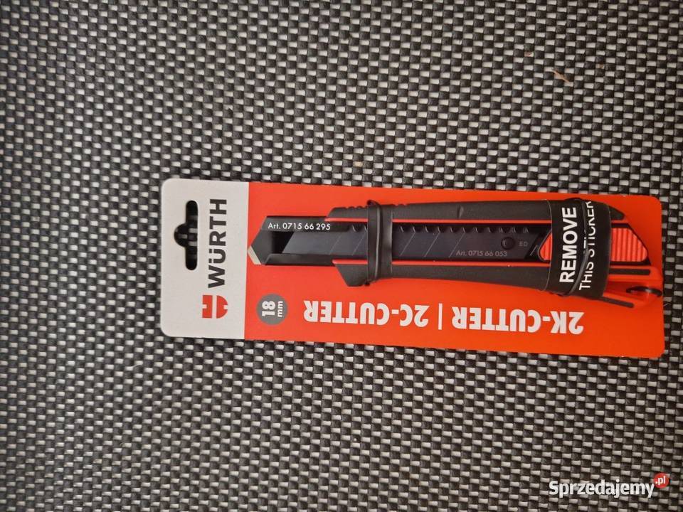 PROFESJONALNY NÓŻ WRTH 18 mm ZAPASOWE OSTRZA Warszawa