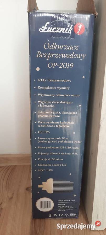 Odkurzacz bezprzewodowy Łucznik nowy model podkarpackie Rzeszów