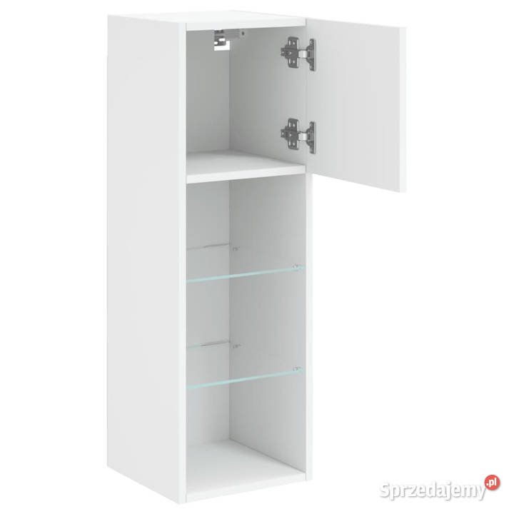 Szafka TV z LED biała 305x30x90 WM837001 Warszawa