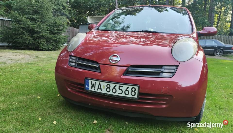 Nissan Micra 2005 Diesel Czerwony diesel Różan