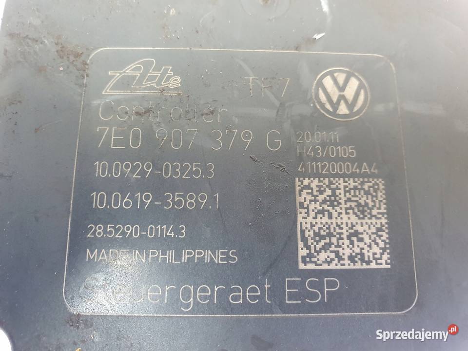 VW Transporter T5 lift POMPA ABS hamulcowa Układ ABS i ESP Chełm
