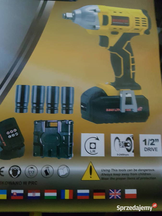 Klucz UDAROWY AKUMULATOROWY 204V 50 AH boxer Głogowa