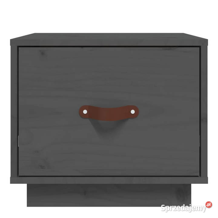 Szafka nocna szara 40x34x35 lite drewno sosnowe mazowieckie