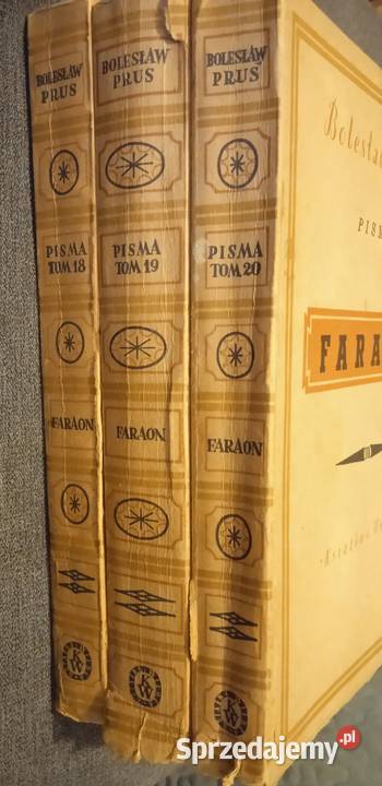 Faraon Tom I III 1949 r Bolesław Prus