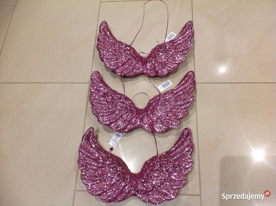 Skrzydła Anielskie Brokatowe Styropianowe Nowa Sól