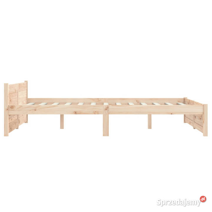 Rama łóżka lite drewno podwójna 135x190 WM815019