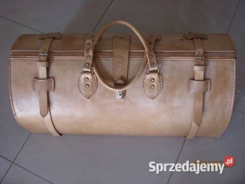 Skórzany piękny nowy kufer USA orginalny LUCKY Warszawa