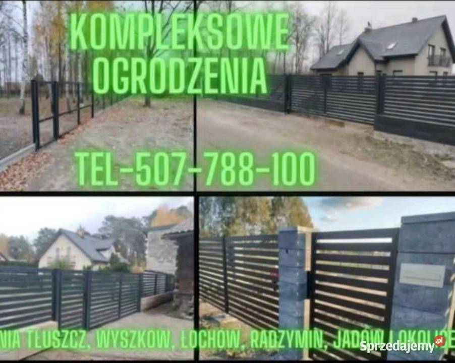 Ogrodzenia Panelowe Frontowe Murowane Bramy