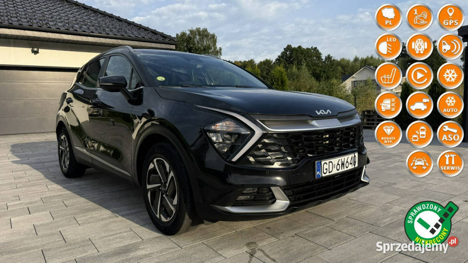 Kia Sportage 16 Crdihybryda full led Navi kamera ABS pomorskie
