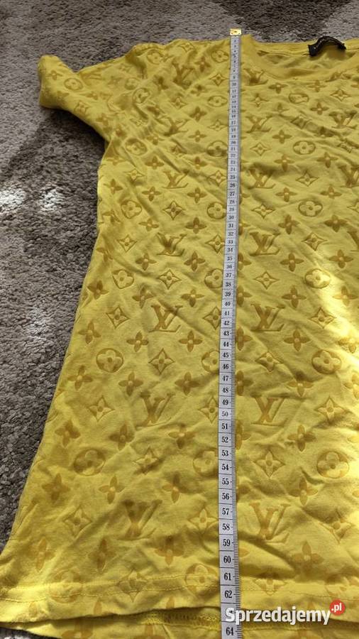 Louis Vuitton Żółty TShirt Monogram 100 Bawełna podkarpackie Tarnobrzeg sprzedam