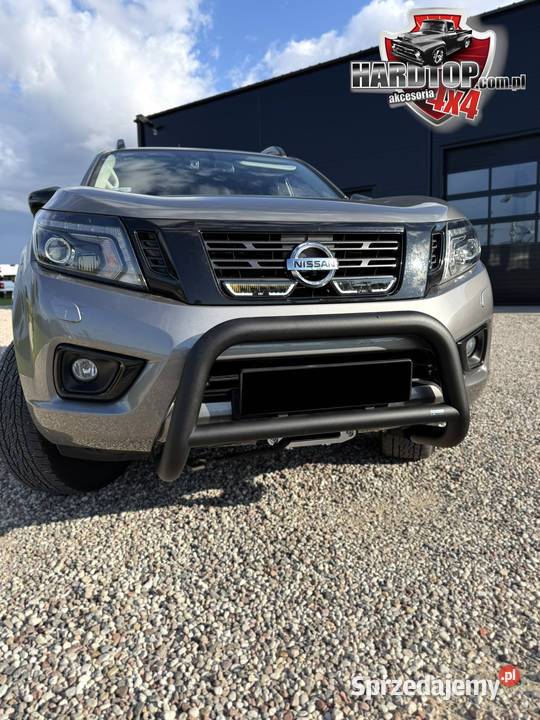 Orurowanie przednie z poprzeczką CZARNE Nissan Pasłęk