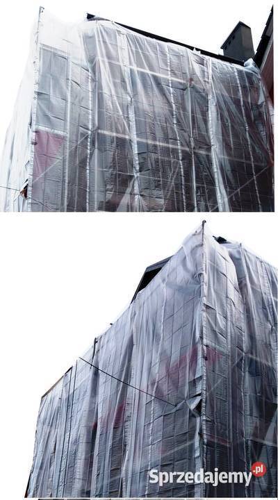 Folia Osłonowa PLANDEKA ZBROJONA na rusztowanie Myślenice