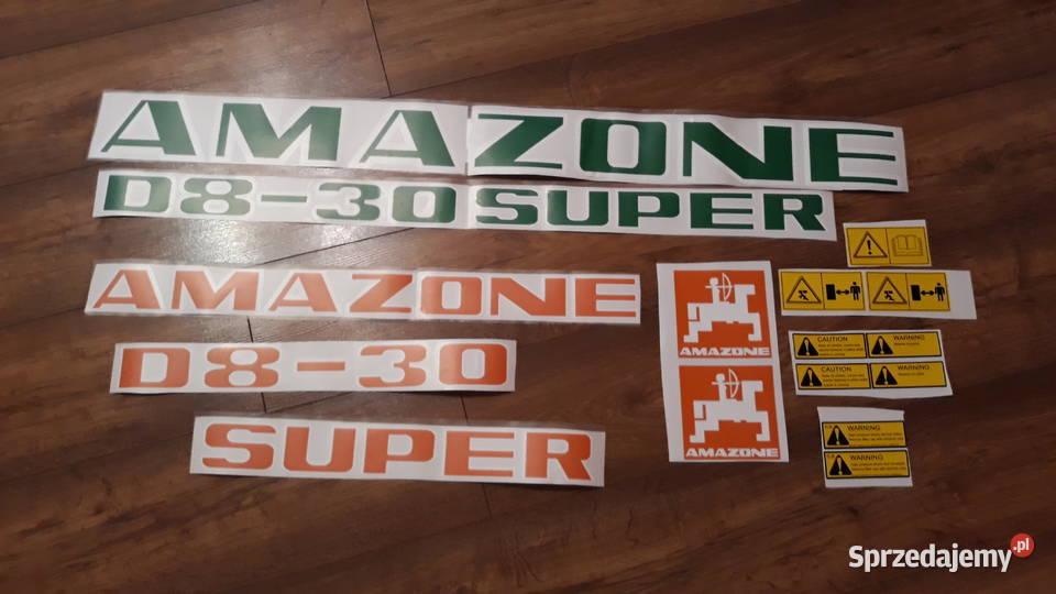 Amazone D8 30 super D9 30 siewnik naklejki Wola Wiewiecka