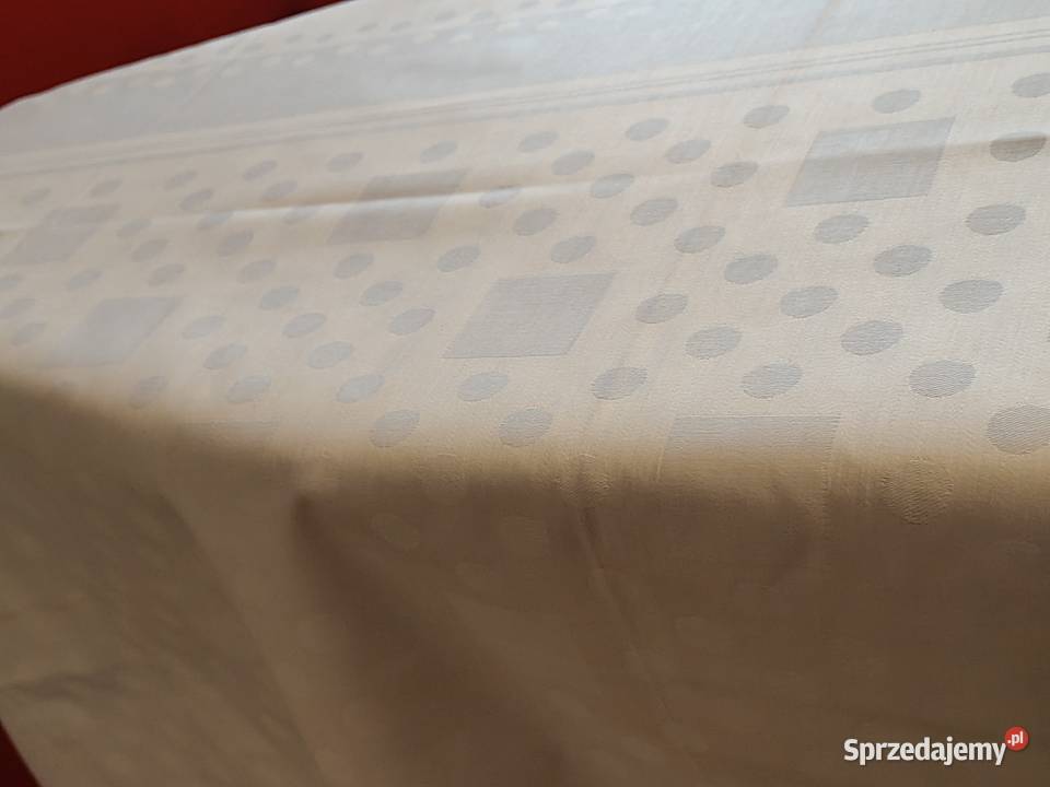 Obrus biały bawełna biały Legnica