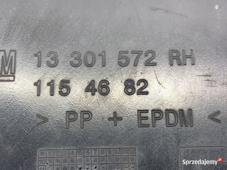 NADKOLE PRAWY PRZÓD OPEL ZAFIRA C 13301572 osobowe