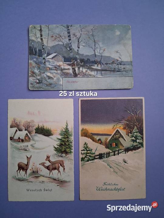 Stare kartki świąteczne Hrubieszów
