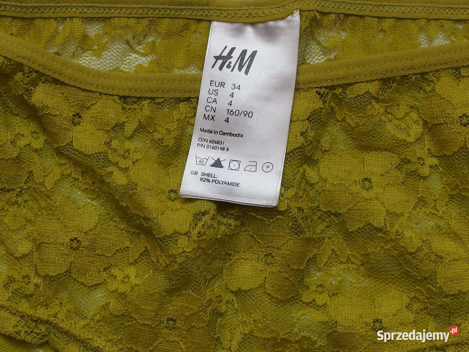 Koronkowe koronka figi majtki xs 34 Hm Toruń