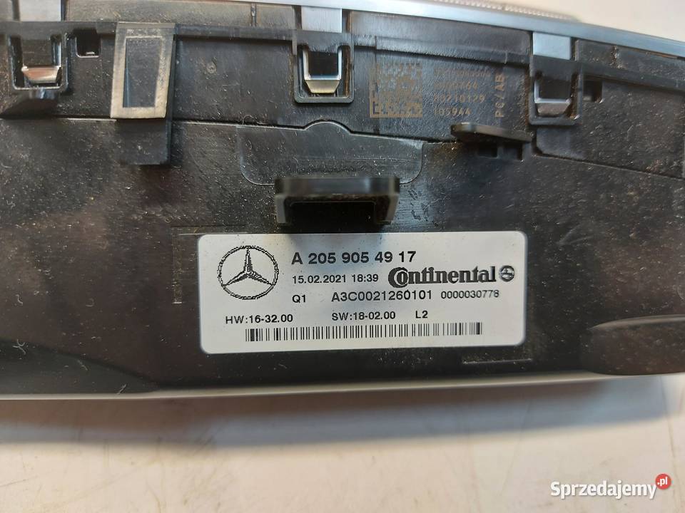 Mercedes EQV w447 Vklasa panel nawiewu