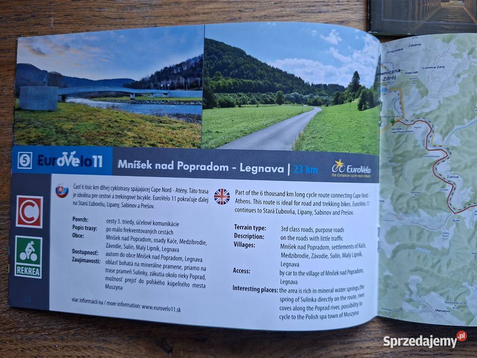 Słowacja Presovski Kraj 6 Mapy i przewodniki sprzedam