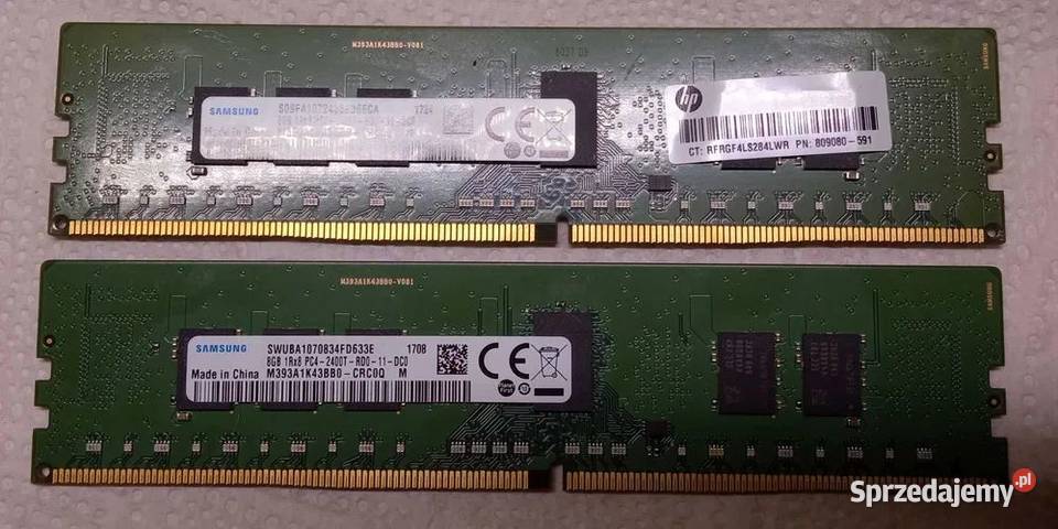 Pamięć Ram 16GB DDR4 Samsung 1Rx8 2400TRE011DC0 SAMSUNG