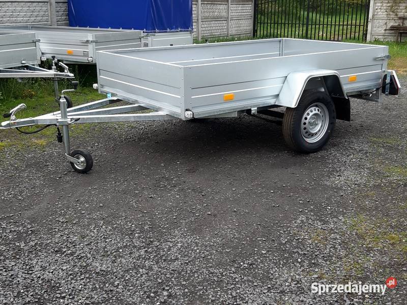 Przyczepka 1oś 250x150 resor 4 haki najazdy Kielce sprzedam