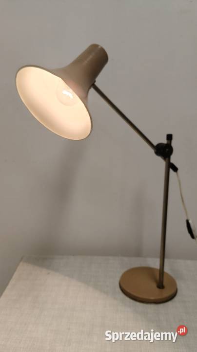 lampa lampka biurkowa szkolna PRL vintage lata Lampki biurkowe Radomsko
