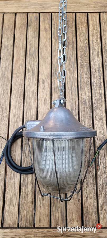 Komplet 2 lamp loft industrialnych PRL renowacji Dom i Ogród Wierzbica