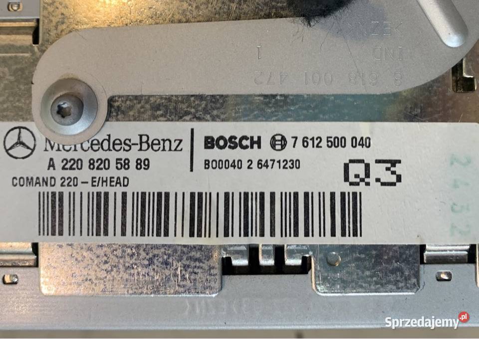 A2208205889 radio comand mercedes s w220 lift sprzedam