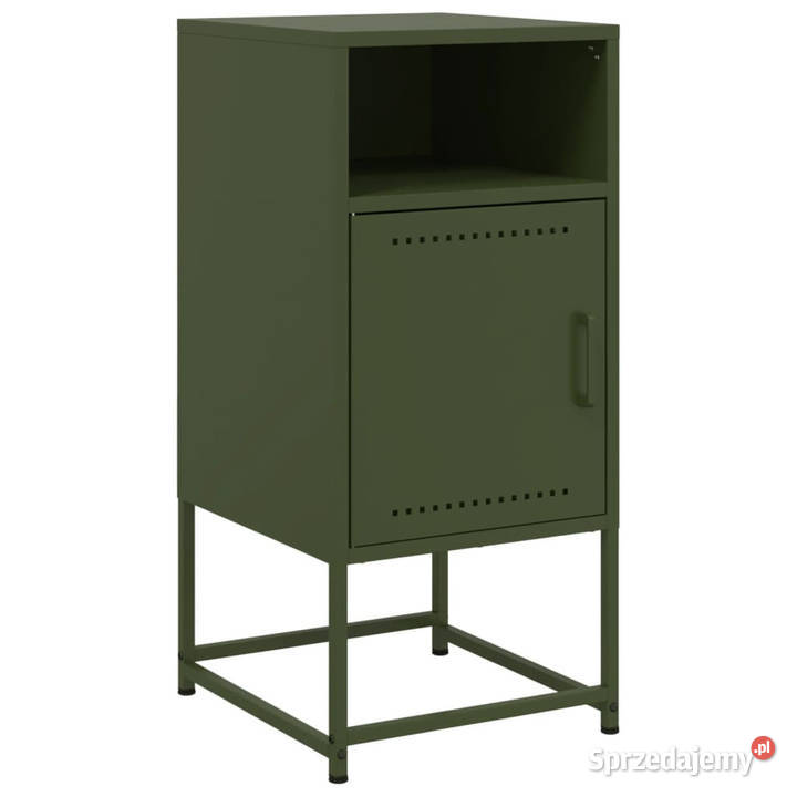 Szafka nocna oliwkowa zieleń 36x39x78 stal Warszawa