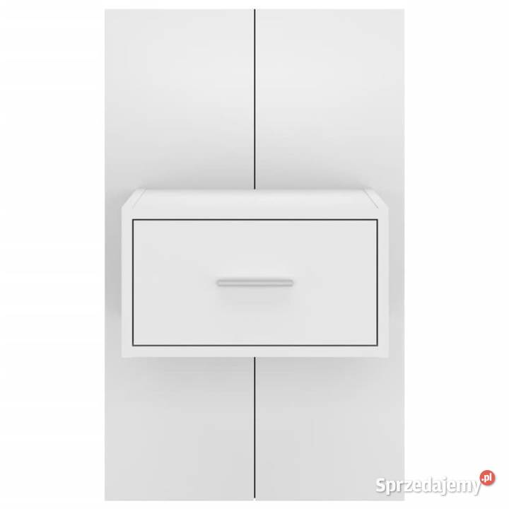 Szafki nocne ścienne 2 białe WM810972 Warszawa
