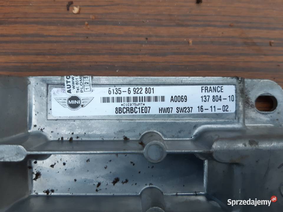 Mini Cooper Modul BCM ECU Komfortu osobowe Mińsk Mazowiecki